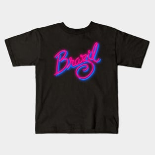 BRAZIL (Neon) / 80s Cult Sci Fi Film Kids T-Shirt